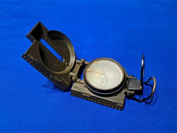 compass-lensatic-1960 vietnam-war-60-dated-field-lensatic-compass-early-date-works-cloudy-dial