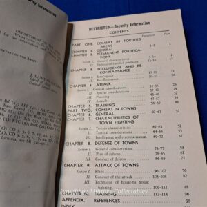 field-manual-31-50-combat-towns-warfare-1952-dated-korean-war-restricted