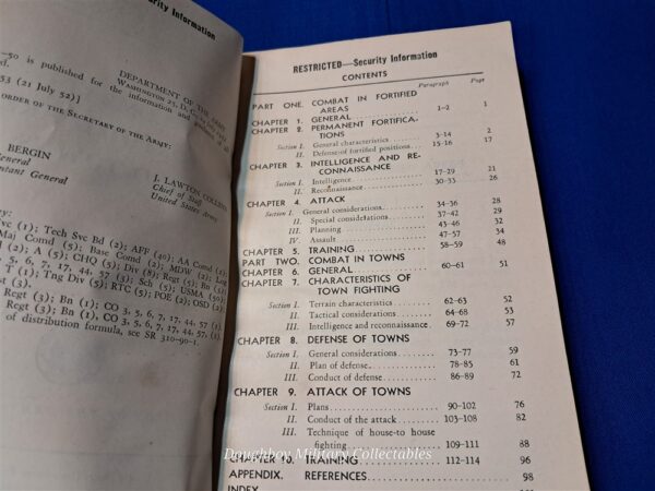 field-manual-31-50-combat-towns-warfare-1952-dated-korean-war-restricted