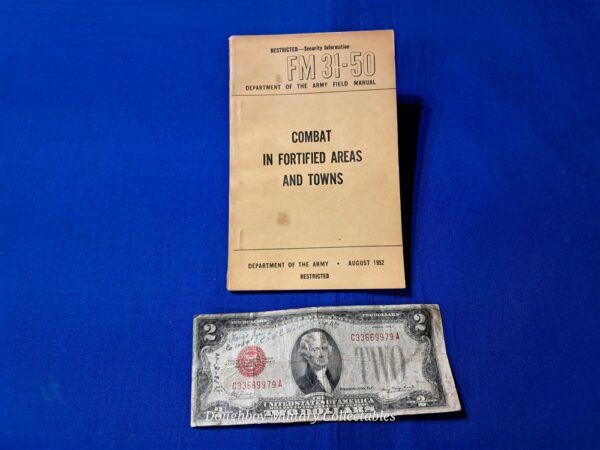 field-manual-31-50-combat-towns-warfare-1952-dated-korean-war-restricted