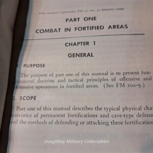 field-manual-31-50-combat-towns-warfare-1952-dated-korean-war-restricted