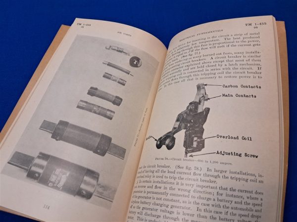 world-war-two-1941-dated-electrical-manual-technical-book-early-soft-cover