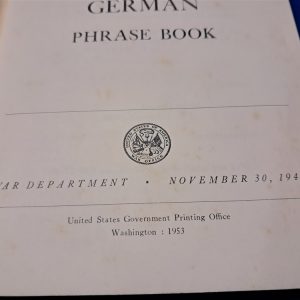 korean-war-era-technical-manual-for-german-translation-for-occupied-troops-in-germany-pocket-size-1953-dated