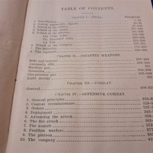 world-war-one-provisional-infantry-drill-regulations-1919-dated-soft-cover-oilcloth-occupational-troops