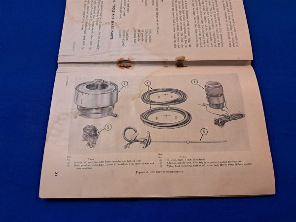 korean-war-dated-1952-printed-technical-manual-on-the-m41-tent-stove-and-the-burner-soft-cover-40-pages