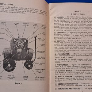 world-war-two-5-5456-technical-manual-for-the -hobart-welder-motor-generator-driven-1945-dated-soft-cover-40-pages