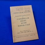 world-war-two-technical-manual-1944 dated-with-61-pages-caerpillar-diesel-power-unit