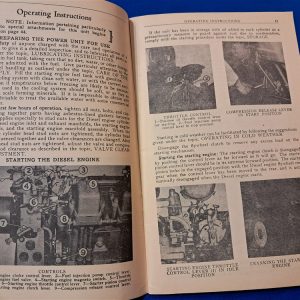 world-war-two-technical-manual-1944 dated-with-61-pages-caerpillar-diesel-power-unit