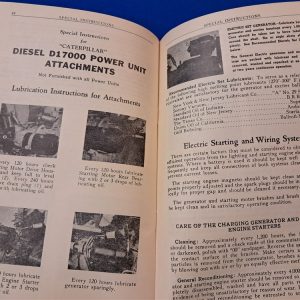 world-war-two-technical-manual-1944 dated-with-61-pages-caerpillar-diesel-power-unit