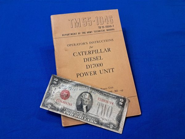 world-war-two-technical-manual-1944 dated-with-61-pages-caerpillar-diesel-power-unit