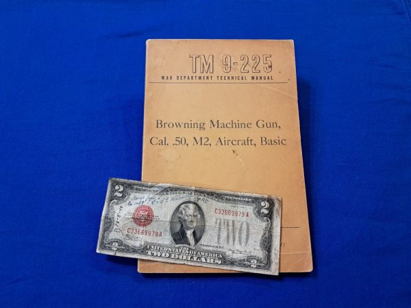 world-war-two-technical-manual-m-2-browning-50-caliber-aircraft-air-machine-gun-with-photos-158-pages-soft-cover