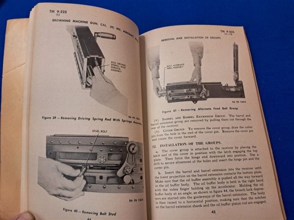 world-war-two-technical-manual-m-2-browning-50-caliber-aircraft-air-machine-gun-with-photos-158-pages-soft-cover