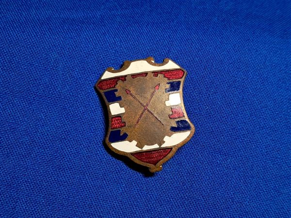 16th-aa-battalion world-war-two-distinct-unit-insignia-dui-early-example-late-1930-era-with-original-back-16th
