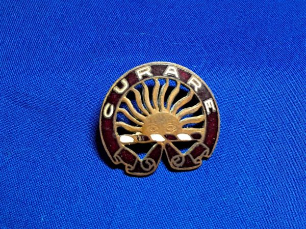 24th-medical-battalion world-war-two-distinct-unit-insignia-dui-early-example-late-1930-era-with-original-back