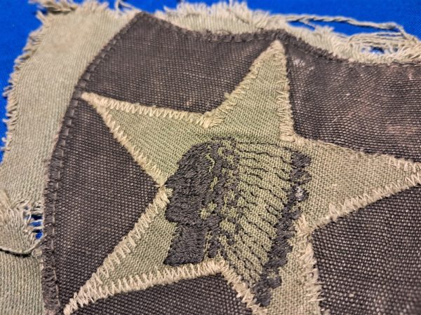 vietnam-war-theater-made-korea-2nd-infantry-division-shoulder-patch-in-subdude-pattern-full-size-sewn-on-fabric-of-sleeve