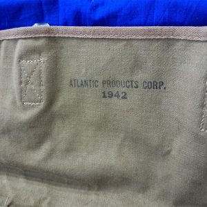 world-war-two-officers-haversack-near-unissued-1942-rubberized-produced-by-atlantic-products