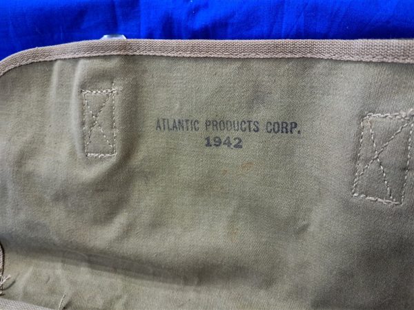 world-war-two-officers-haversack-near-unissued-1942-rubberized-produced-by-atlantic-products