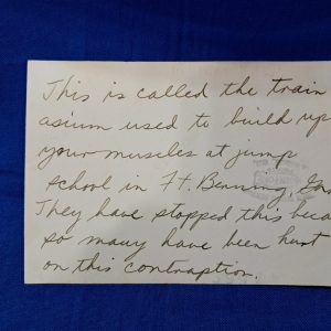 world-war-two-original-photo-set-of-five-airborne-paratrooper-school-fort-benning-writting-on-back-of-each