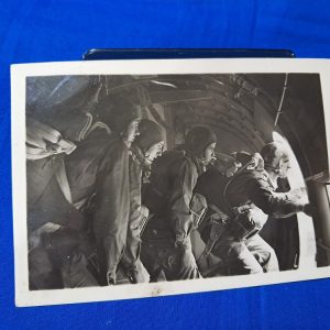 world-war-two-original-photo-set-of-five-airborne-paratrooper-school-fort-benning-writting-on-back-of-each