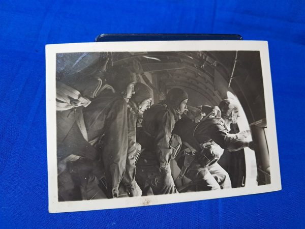 world-war-two-original-photo-set-of-five-airborne-paratrooper-school-fort-benning-writting-on-back-of-each