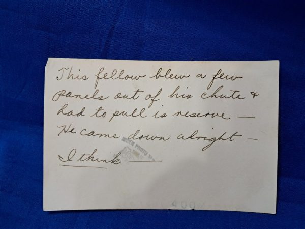 world-war-two-original-photo-set-of-five-airborne-paratrooper-school-fort-benning-writting-on-back-of-each