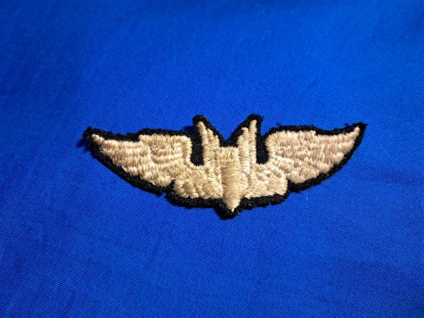 wings-gunner-wwii world-war-two-gunner-wing-emboidered-on-black-wool-variation-possible-theater-made