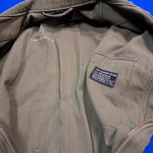 world-war-two-a-4-summer-flight-suit-for-pilots-and-crew-members-fighter-pilots-1944-dated-green-size-40