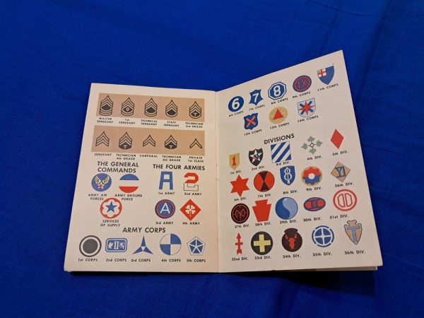 readers-digest-world-war-two-suppliment-for-article-1943-dated-identifying-military-insignia