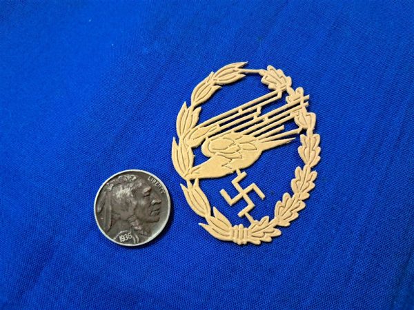 german-world-war-two-bullion-badge-pattern-for-paratrooper-badge-excellent-unissued-condition-scarce-heavy-paper-construction