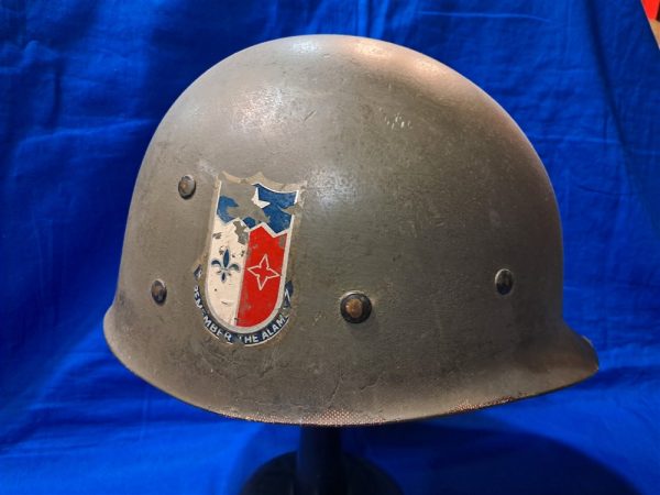 cold-war-era-halmet-liner-m-1-with-141-infantry-decal-and-36th-division-on-sides-very-nice-some-repairs