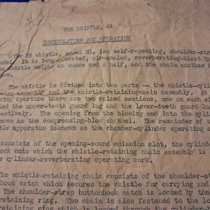 world-war-two-m-1-whistle-instructions-and-nominclature-types-letter-wrapped-around-when-manufactured