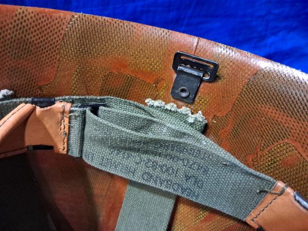 helmet-liner-m-1-fiber-type-1983-dated-with-suspension-and-sweatband-complete-original-paint-unissued