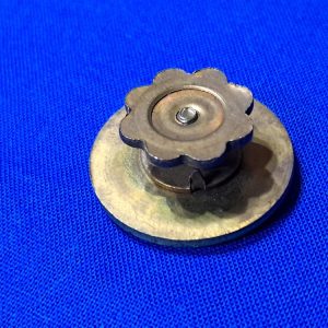 world-war-two-collar-disk-set-from-military-police-type-three-pattern-with-flowered-retaining-nut