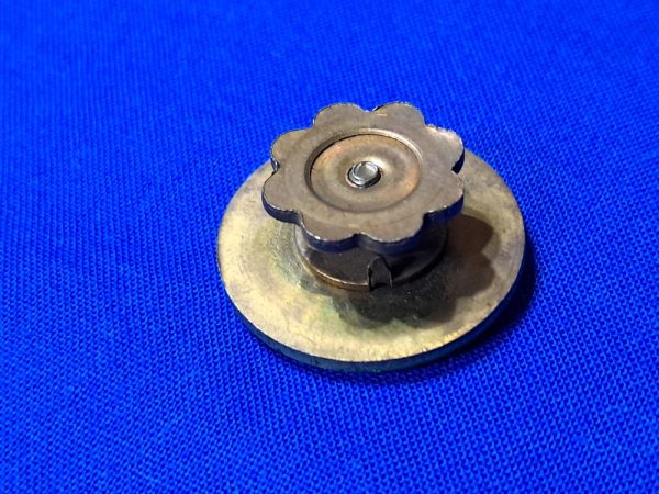 world-war-two-collar-disk-set-from-military-police-type-three-pattern-with-flowered-retaining-nut