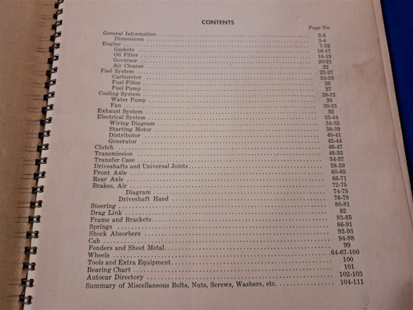 world-war-two-technical-manual-for-the-tractor-truck-made-by-autocar-1941-dated-large-manual