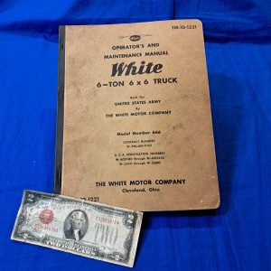 world-war-two-technical-manual-for-the-6-by-6-troop-hauler-truck-1942-dated-made-by-white-motor-company