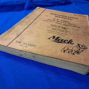 world-war-two-technical-manual-for-the-6-by-6-troop-hauler-truck-1943-dated-made-by-mack-motor-company