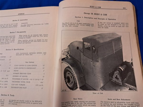 world-war-two-technical-manual-for-the-6-by-6-troop-hauler-truck-1943-dated-made-by-mack-motor-company