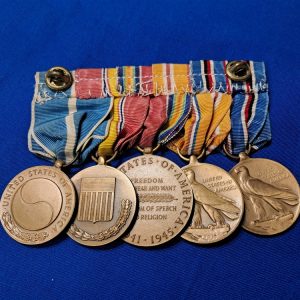world-war-two-and-korea-war-medal-grouping-5-total-mounted-excellent-condition