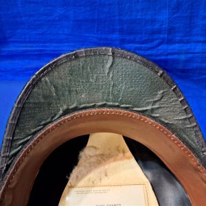 world-war-two-naval-officers-black-visor-hat-with-bullion-eagle-and-excellent-condition-size-7.25