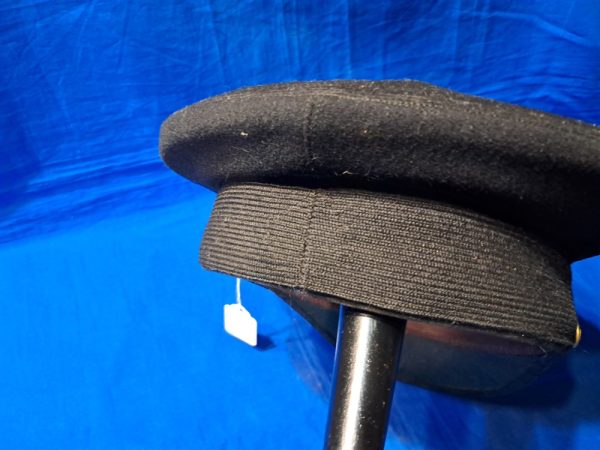 world-war-two-naval-officers-black-visor-hat-with-bullion-eagle-and-excellent-condition-size-7.25