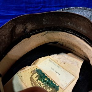 world-war-two-naval-officers-black-visor-hat-with-bullion-eagle-and-excellent-condition-size-7.25