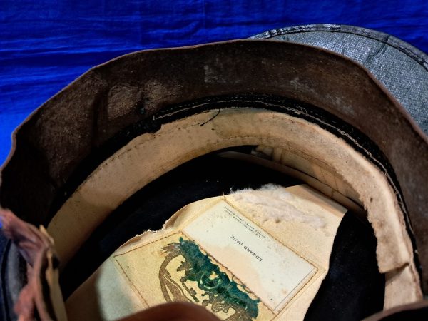 world-war-two-naval-officers-black-visor-hat-with-bullion-eagle-and-excellent-condition-size-7.25
