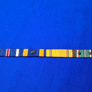 world-war-two-ribbon-rbn-bar-set-of-4-on-one-row-distinguised-flying-cross-air-medal-american-defense-european-2-battle-stars