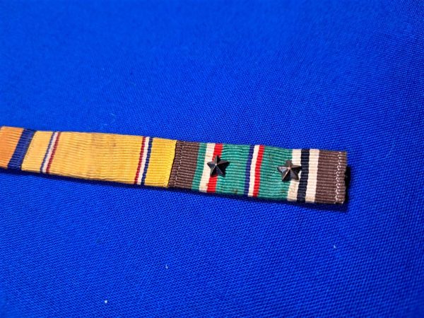 world-war-two-ribbon-rbn-bar-set-of-4-on-one-row-distinguised-flying-cross-air-medal-american-defense-european-2-battle-stars