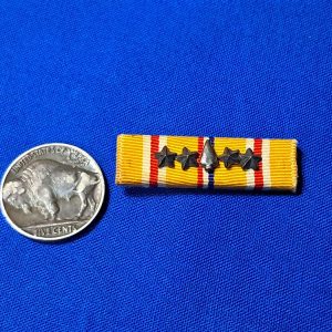 world-war-two-asiatic-pacific-campaign-ribbbon-with-4-battle-stars-and-arrowhead-device