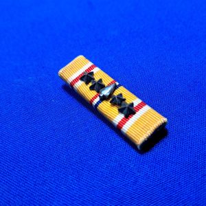 world-war-two-asiatic-pacific-campaign-ribbbon-with-4-battle-stars-and-arrowhead-device