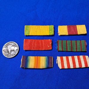 world-wr-one-french-ribbon-set-of-six-excellent-condition-large-type