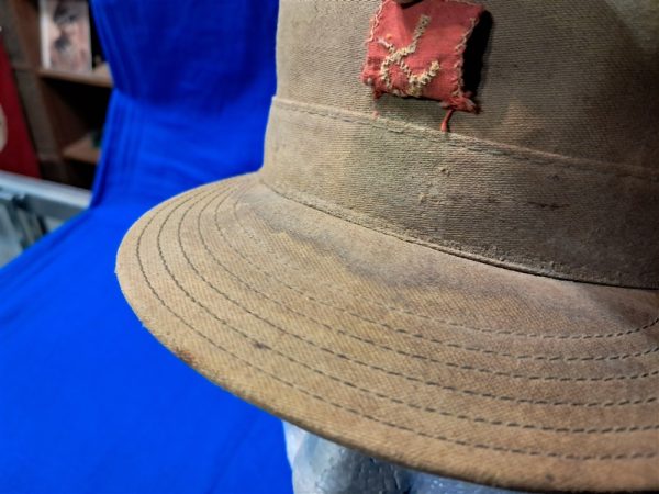 vietnam-war-ridge-way-hat-cap-captured-by-north-vietnam-communist-insignia-on-front-and-recaptured-by-american-soldier