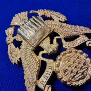 world-wr-two-army-officers-visor-cap-eagle-made-in-england-luxenberg-gold-very-detailed